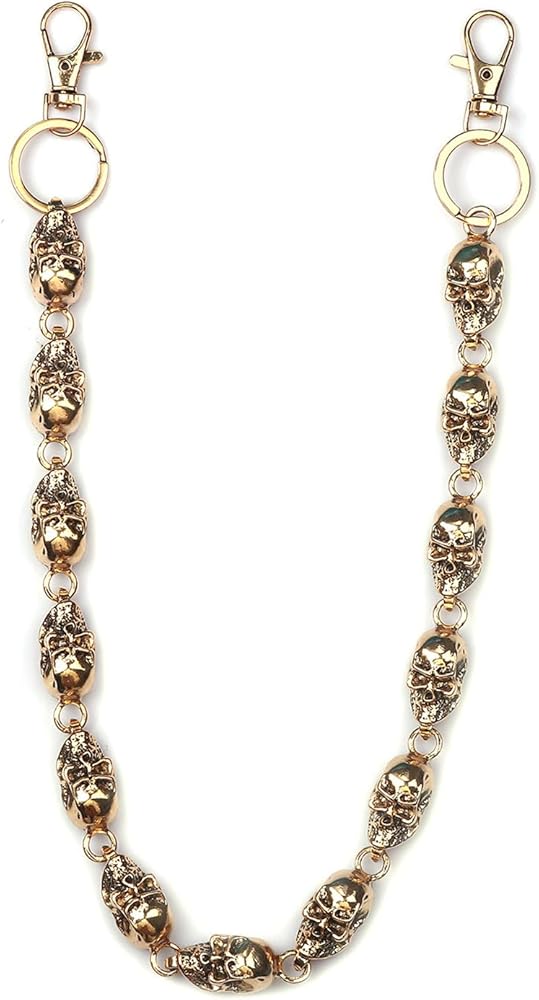 小物 skull wallet chain y2k Amazon.com: UNIQSUM Heavy Skull Wallet Chain Ethnic Biker