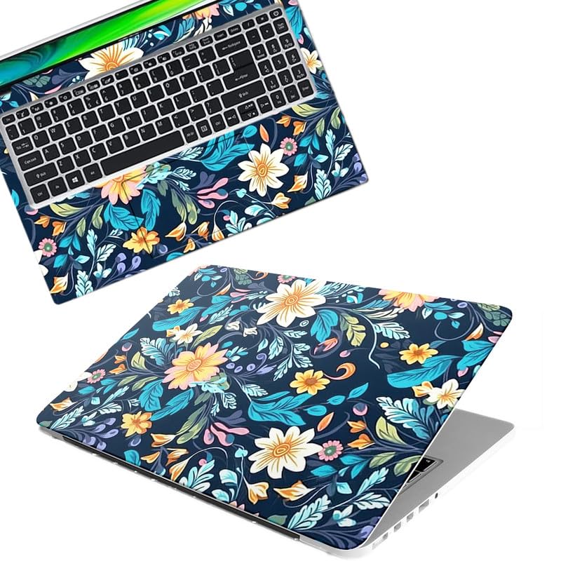 Design F4 Full Body Vinyl Laptop Skin/Sticker/Cover Upto 15.6 Inches Laptops Laminated-Removable-HD Quality Compatible for Hp-Dell-Sony-Lenovo-Asus etc.(15×10 Inches)