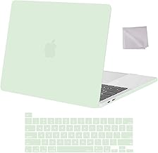 MOSISO - Carcasa rígida de plástico y funda para teclado y paño de limpieza compatible con MacBook Pro de 33 centímetros.