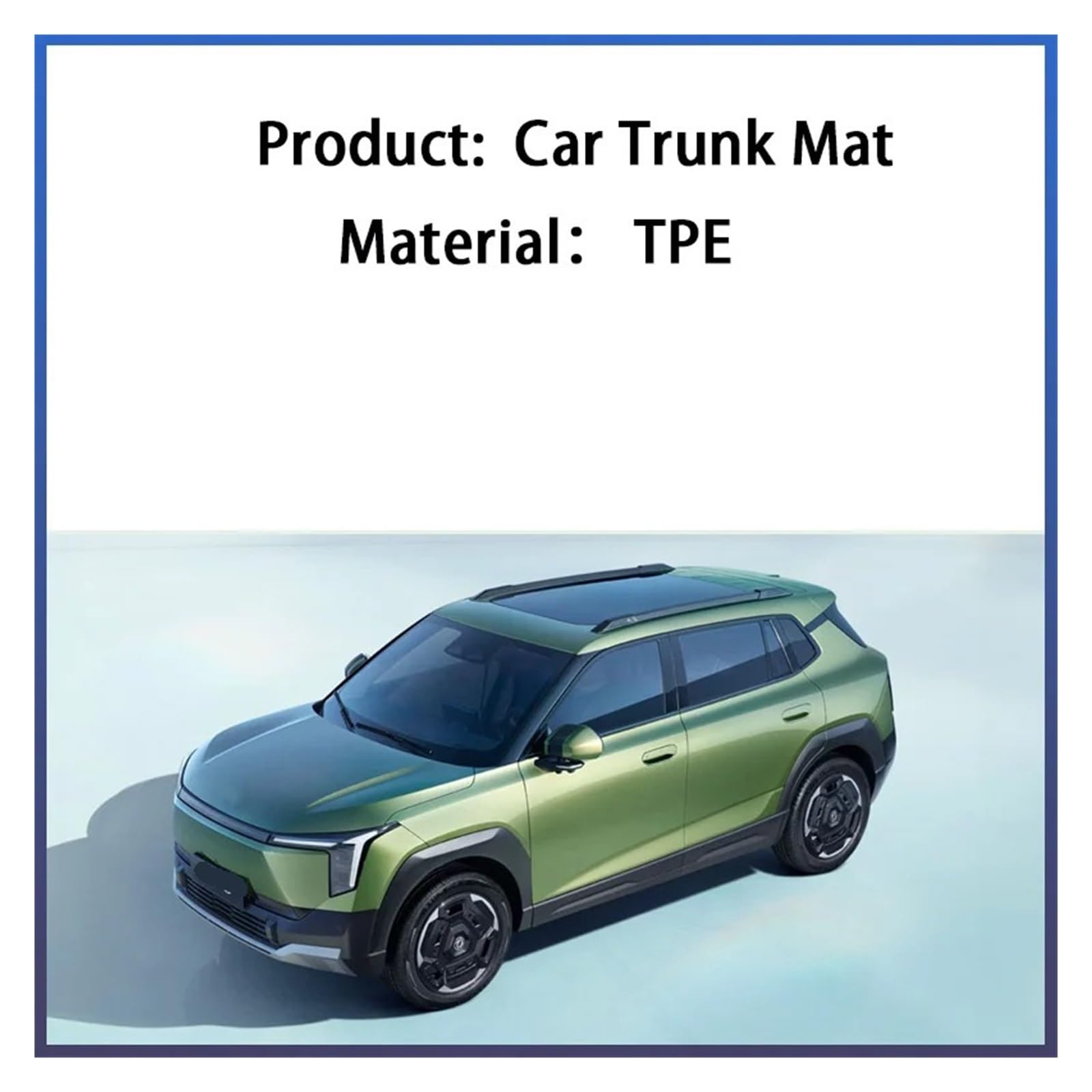 Compatible with Dongfeng Vigo Nammi 06 2025 2026 TPE Car Trunk Mat Waterproof Rubber Trunk Pad Cargo Liner — view 3