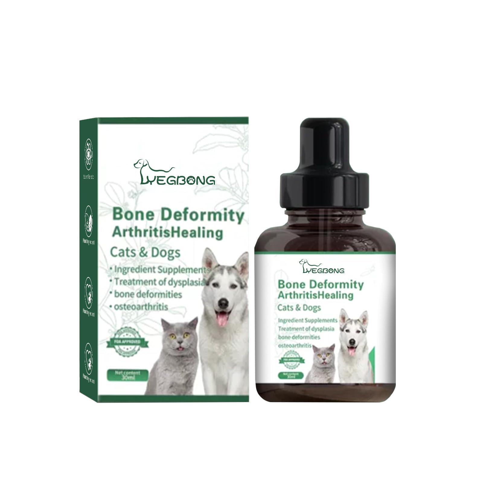 Pet Joint Repairing Drops For Pets Bone Deformity Healing Formula For Cats Dogs Joints Care Support Solution Pet Joints Support Pet Joint Supplements Joint Relief Drops For Pets