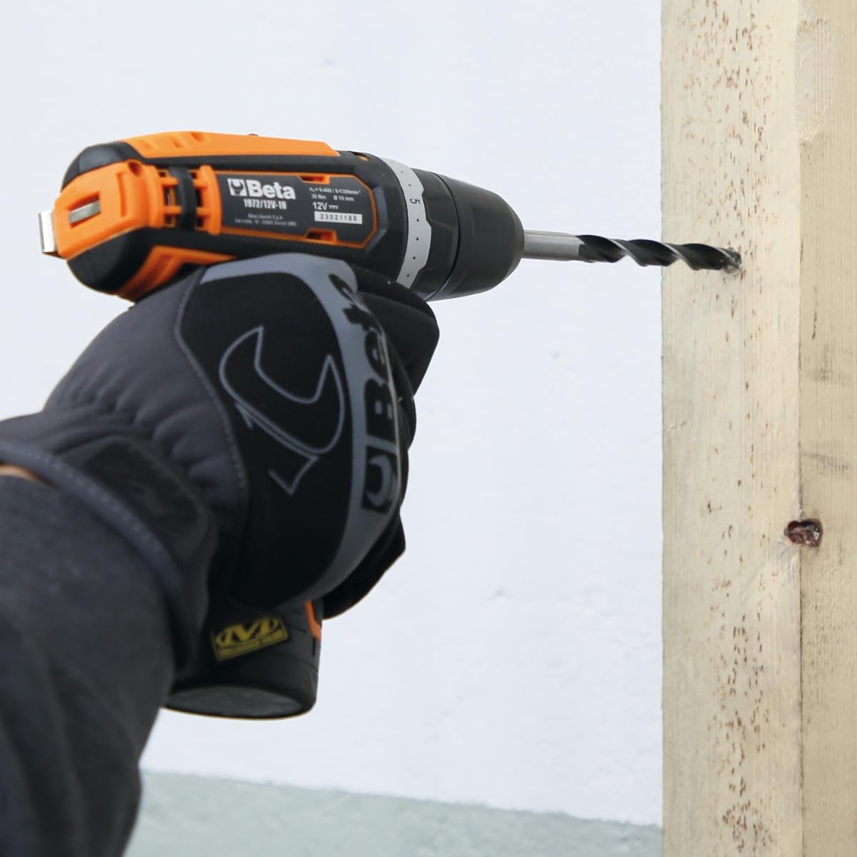 BETA 1972/12V-10 – Trapano Avvitatore Ultracompatto 12V, Solo Corpo Macchina, 30 Nm, Mandrino 10 mm, LED Integrato, Doppia Velocità, Impugnatura Ergonomica