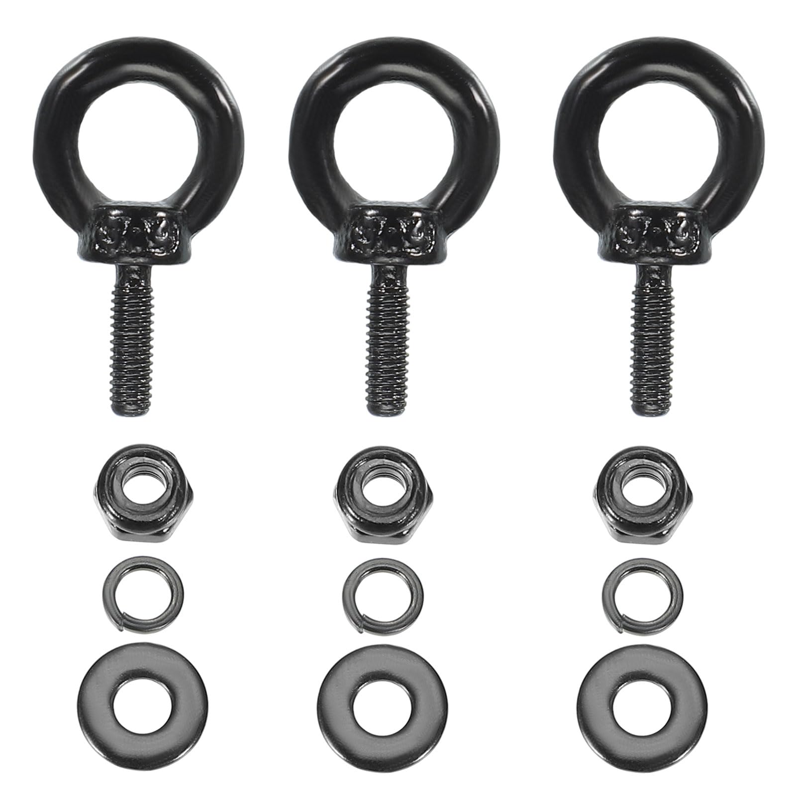 PATIKIL M3x9mm Lifting Shoulder Eye Bolt