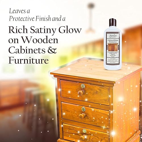 Vista 15 de STANLEY HOME PRODUCTS CabinetShine Protector – Limpiador de muebles y pulidor – Elimina el polvo, la suciedad y la mugre, restaura y renueva protege