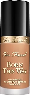 Too Faced Born This Way Natural Finish Longwear Liquid Foundation | Medium-To-Full Coverage | Hydrating + Oil Free