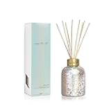Reed Diffuser - Reed Diffuser Set Includes Scented Oil, Sticks, and Mercury Iridescent Glass Bottle - Home Decor Room Fresheners - Volcano (5.7 fl oz)