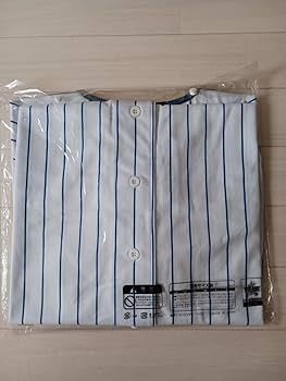 横浜denaベイスターズ　レプリカユニフォームM無地 ハイクオリティーレプリカユニフォーム/VISITOR/#背番号無