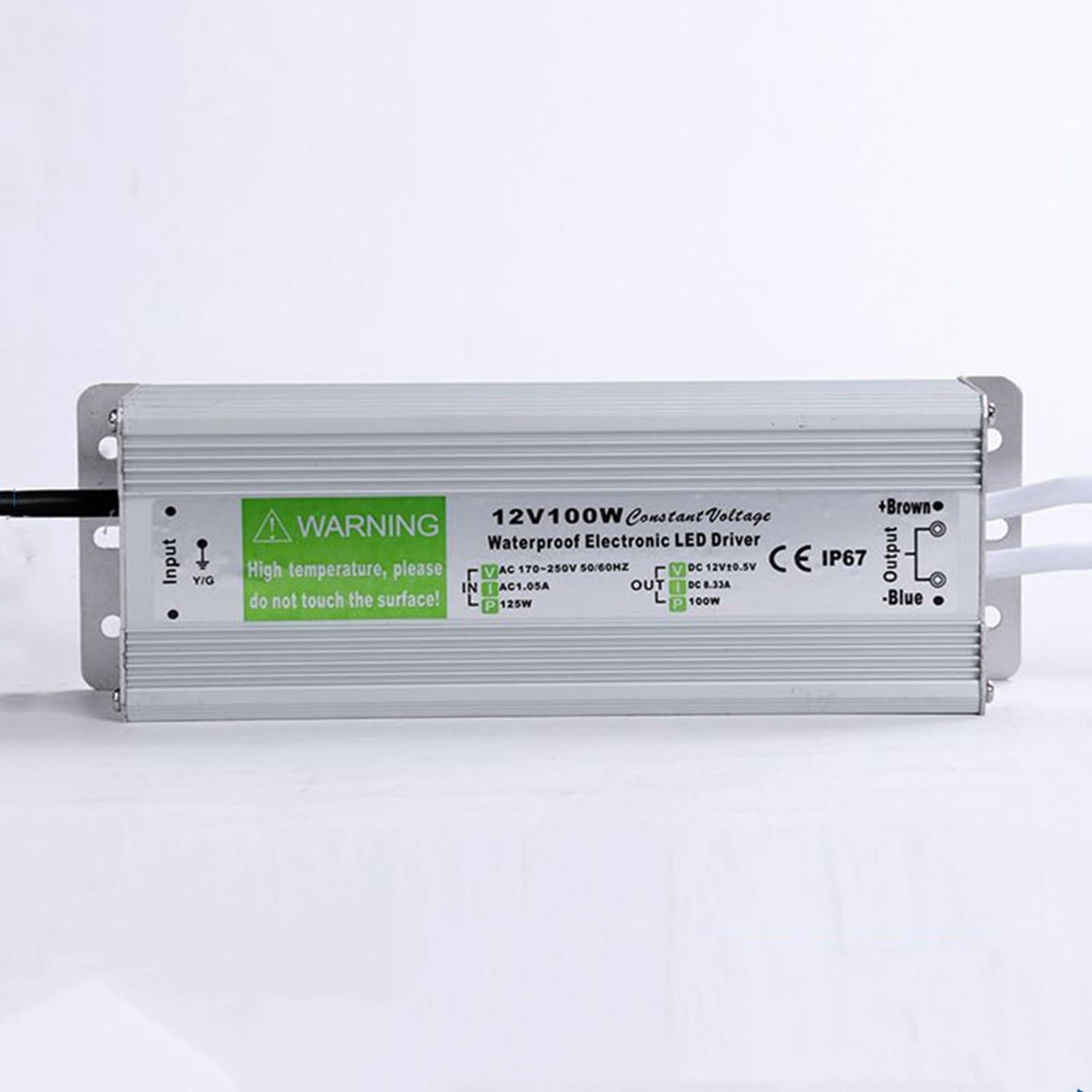 Cienki transformator LED, wodoodporny przetwornik napięcia IP67, konwerter 220 V, wodoodporny adapter napięcia stałego DC12 V/24 V (36 W, 24 V)