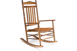 VINGLI Bamboo Rocking Chair: Comfort and Durability for Outdoor Relaxation