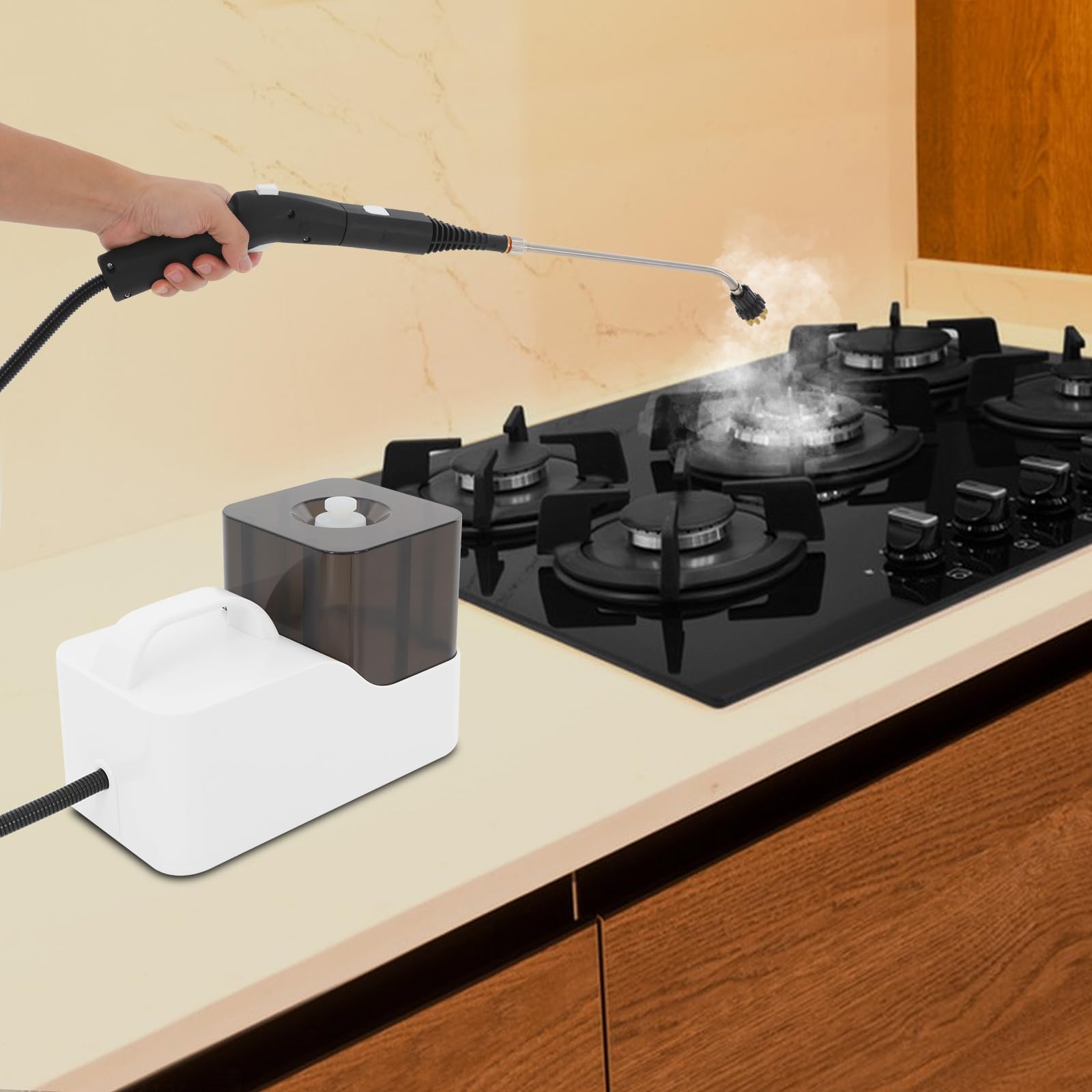 Dampfreiniger Handgerät 2600W 1,4L Edelstahl Hochdruck Haushalt