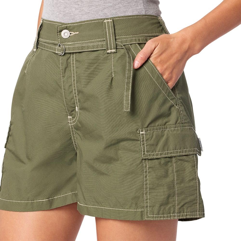 Levi Strauss Signature Gold Women's Belted Cargo Shorts (Available in Plus)