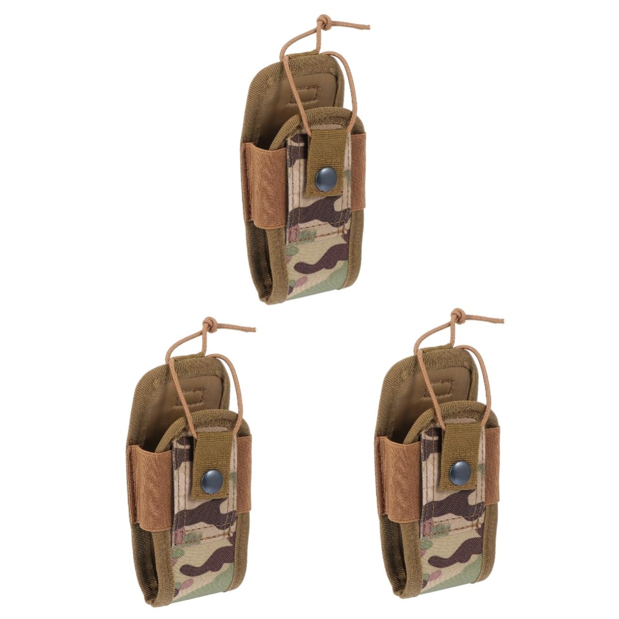 Hemobllo 3pezzi Porta Radio Portatile Oxford Astuccio Per Ricetrasmettitore Borsa Cinturino Per Attività All Aperto Design Pratico e Maneggevole Adatta Per Ciclismo e Escursionismo