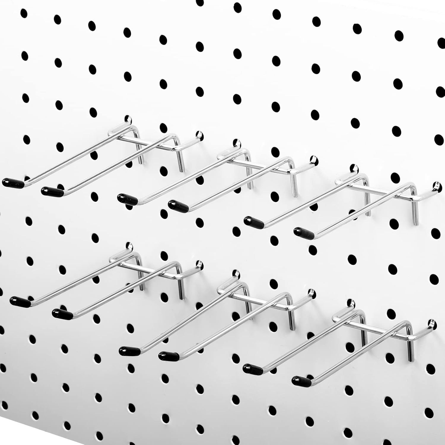 Shimeyao 50 Pack Pegboard Hook Stainless Steel Peg Board Tool Utility