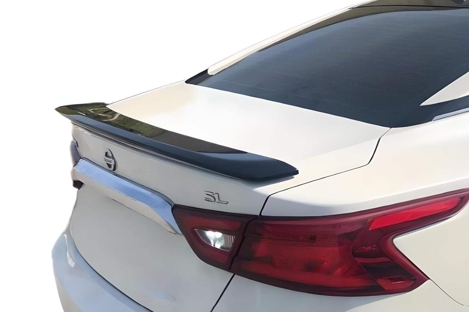 Factory Style SR Spoiler Made for The Maxima 2016-2022 Painted in The Factory Paint Code NAD Dark Red Metallic SWK556