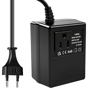 Voltage Converter Transformer 220 V to 110 V 140 W Power Adapter Down Power Converter Travel Power Adapter Transformer EU to 