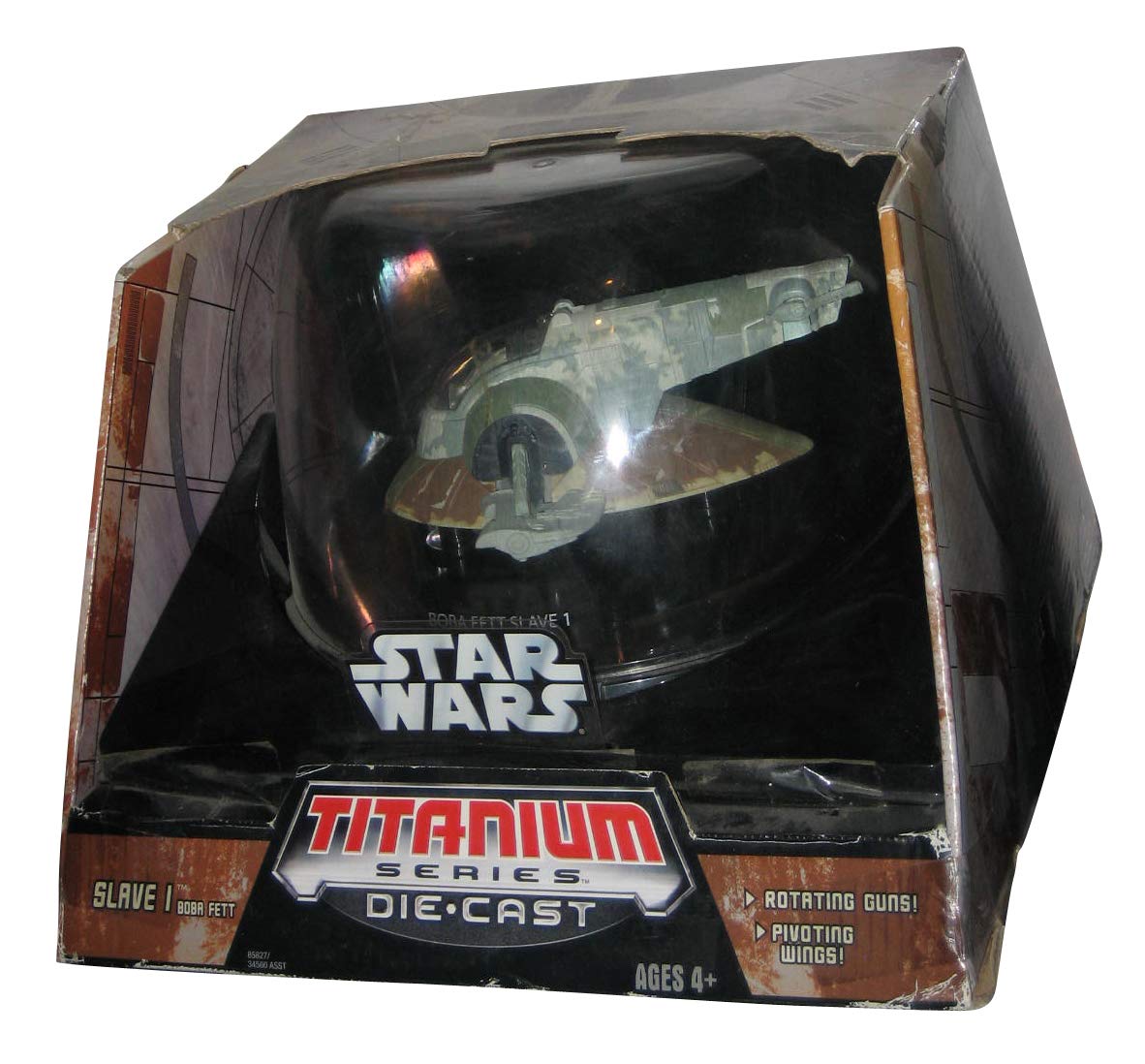Titanium Series Star Wars - Nave Die-Cast Slave 1 Ultra, Con Ali Pivottanti E Cannoni Rotanti