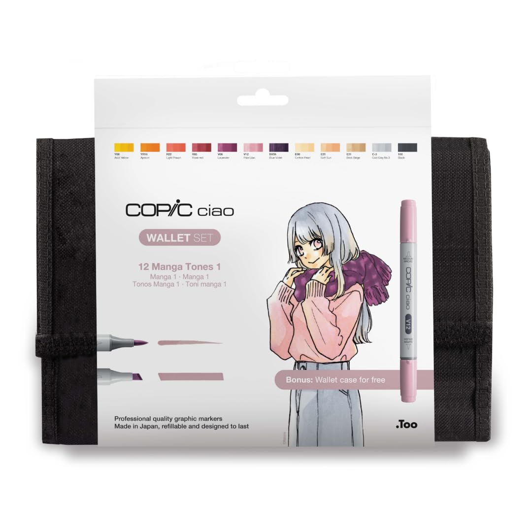 Copic 22075733 Ciao Astuccio da 12, Streghe