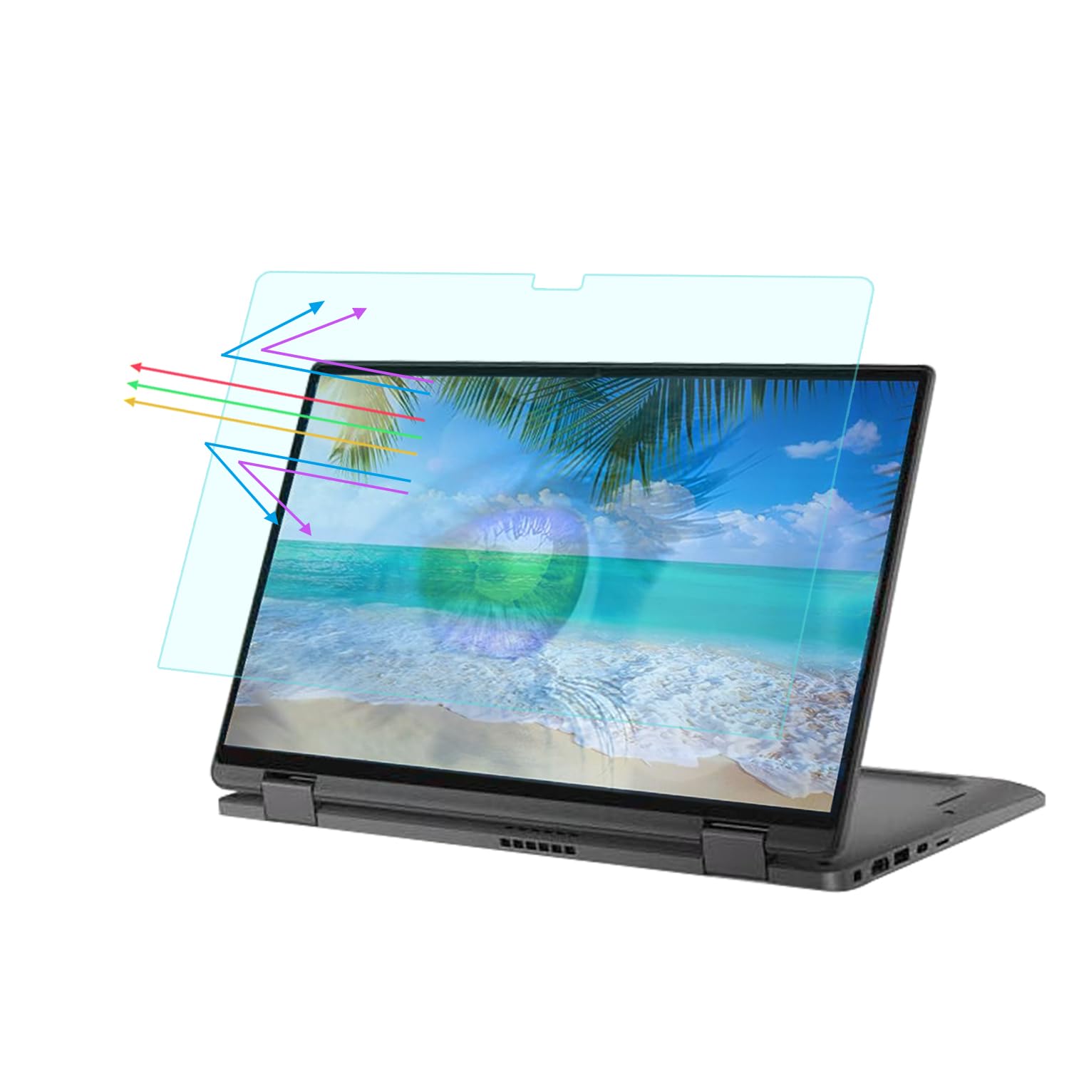 2 Pack Anti Blue Light Screen Protector for Dell Inspiron 7445 7441 7440 7420 7425 7430 7435 14-inch Laptop, Eye Protection Blue Light & Anti Glare Filter Film for 2024 2023 2022 New Inspiron 14
