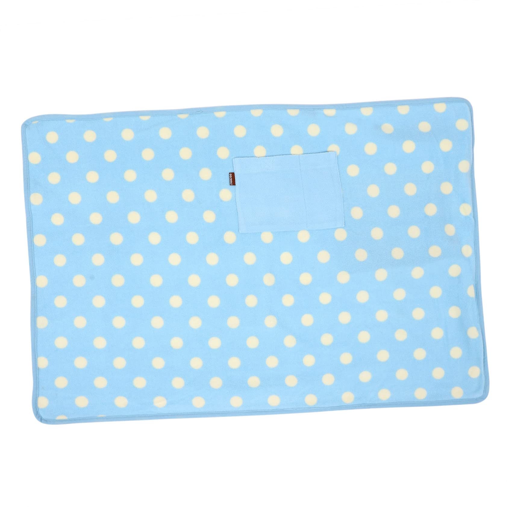 Garneck Electric Blanket Blanket Thermal Pads Electric Heating Heating Pad Large Heater Fleece Blue Polyester