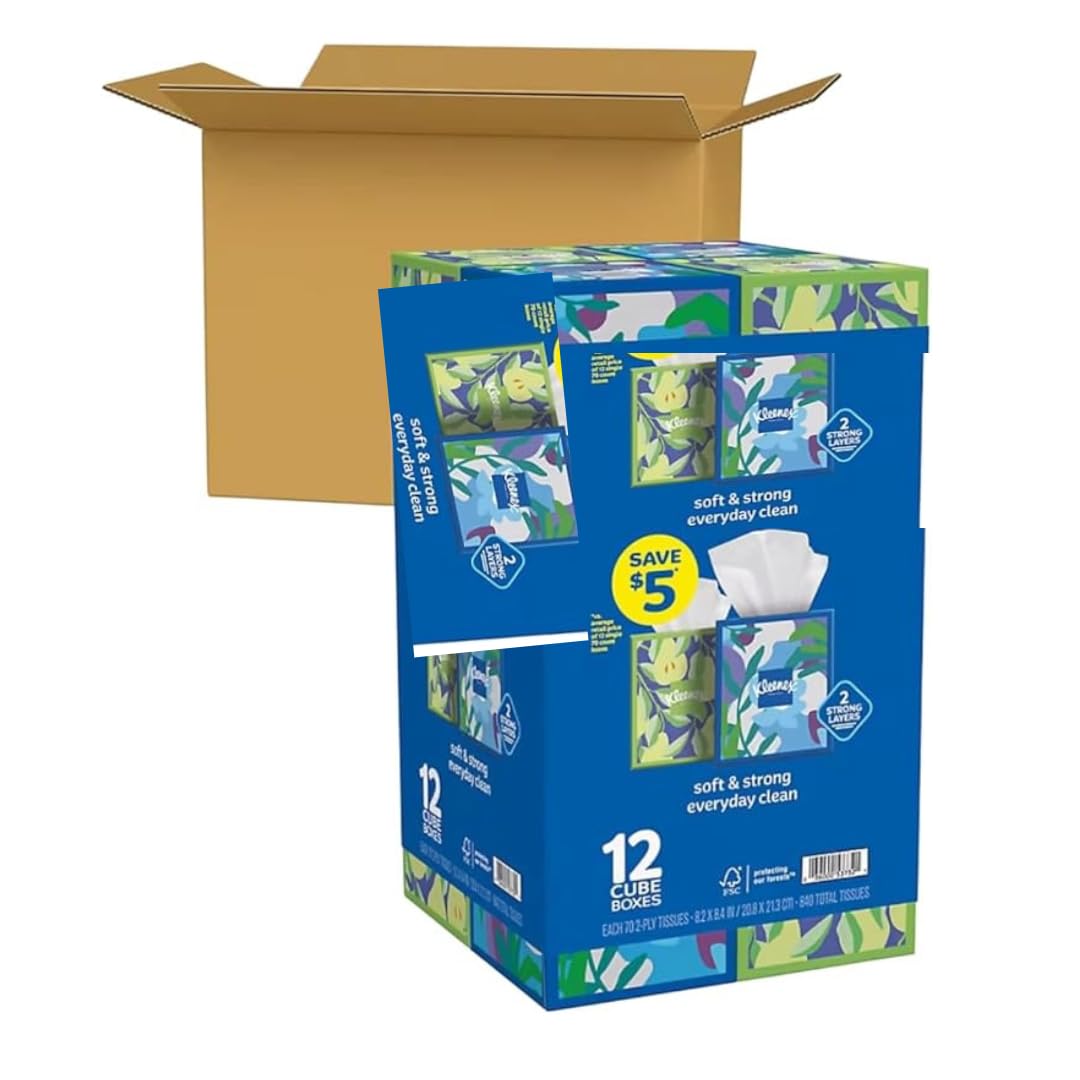 Facial Tissue Boxes (12 count)