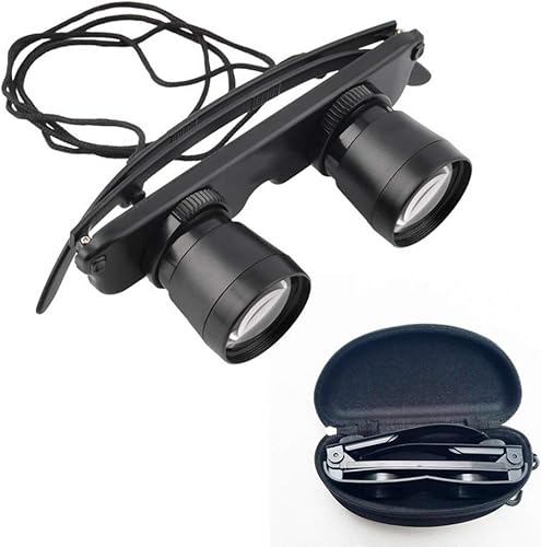 3x28 Lupa Gafas Estilo Pesca Al Aire Libre Óptica Binoculares Telescopio