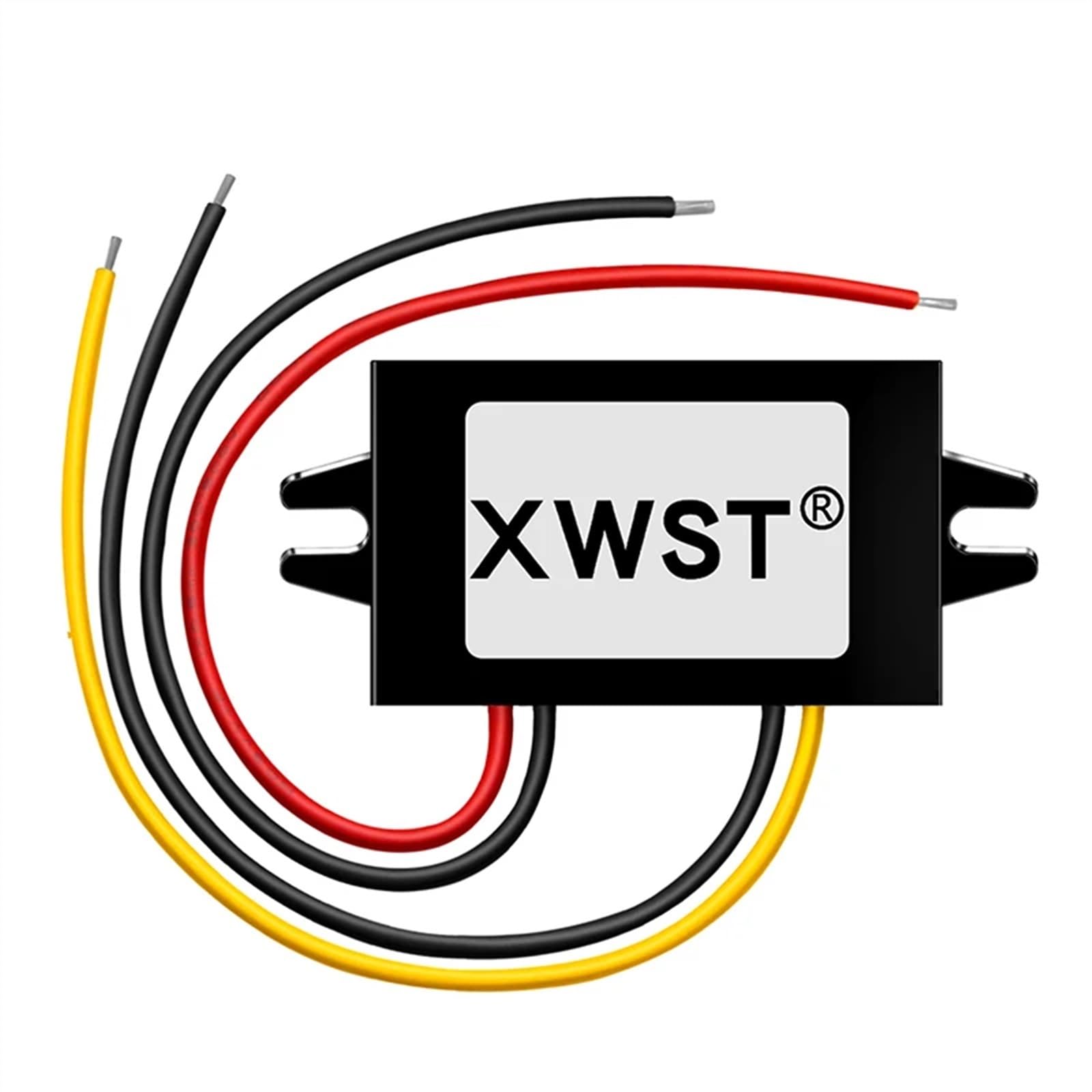 DC DC Converter Upgrade Shell 30-60V to 19V 36V 48V to 19V Voltage Regulator 1-65A Waterproof Buck Power Supply Solar Inverter(Color:55A 124Silver)