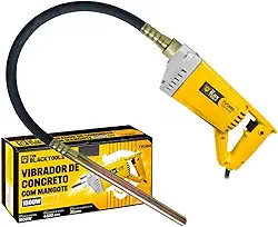 Kit Vibrador Concreto 1500w Com Mangote Mangueira 1,45mx35mm 220v Tvc650 The Black Tools