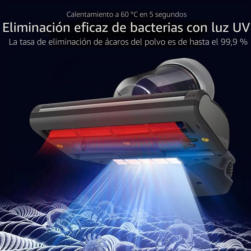 Jimmy JV35 Aspirador Antiácaros con Luz UVC, 14 kPa de Succión Potente para Colchones, 700 W, Calentamiento Rápido en 5 Segundos, Filtro Incluido