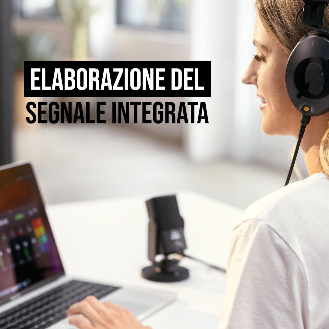 RØDE NT-USB Mini Microfono a Condensatore USB di Qualità da Studio Versatile con Software Gratuito per Podcasting, Streaming, Gaming, Produzione Musicale, Registrazione Vocale e di Strumenti