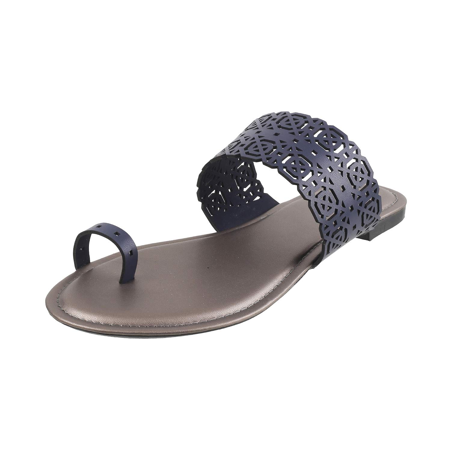Mochi Womens Synthetic Blue Navy Slip Ons (Size (7 UK (40 EU)) (B08QN83Y4D) Amazon Price History, Amazon Price Tracker