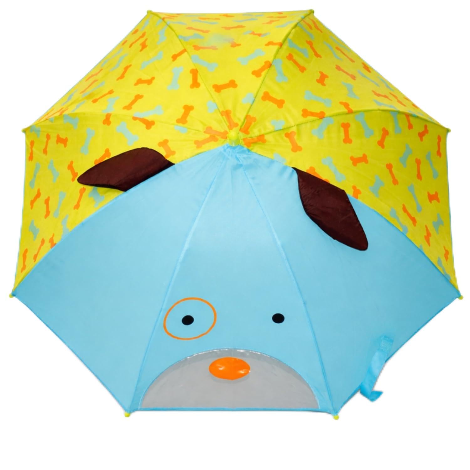 chaatewala Kids 3D Animal Umbrella with Pop-Up Ears | Cute Cartoon Dog Design | Safe Rounded Tips | Lightweight Manual Open Umbrella for Boys & Girls (Ages 3–8)-picture-11
