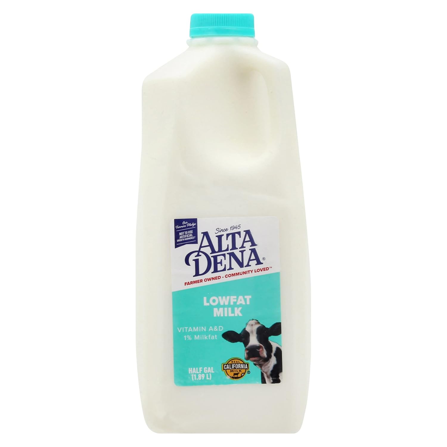 Alta Dena 1% Milk with Vitamin A and D -Half GallonLow Fat Milk, Unflavored, 64 Fl Oz