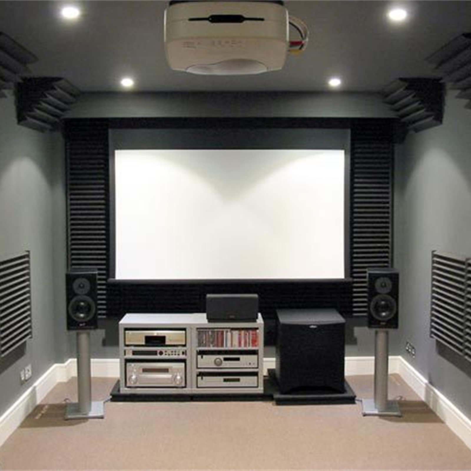 Amazon.co.jp: ホームスタジオの録音のための黒いベーストラップ防音の