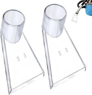 2 Piezas Boquilla de Extracción y Pulverización,Boquilla para Aspiradora de Agua Universal,Accesorio Transparente 38mm para Limpiar Tapicería,Sofás,Alfombras y Interiores de Auto
