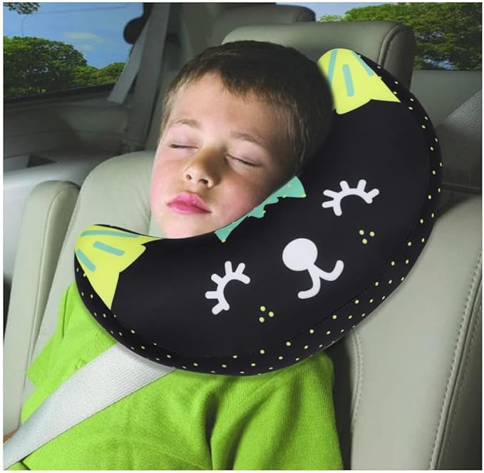 Kids Seat Belt Pillow Soft Car Seat Neck Support Cushion