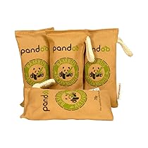 deodorante naturale a base di carbone attivo di bambù | 100% biodegradabile | 2 anni utilizzabili | senza chimica | assorbe gli odori e l’umidità| 4 x 75g