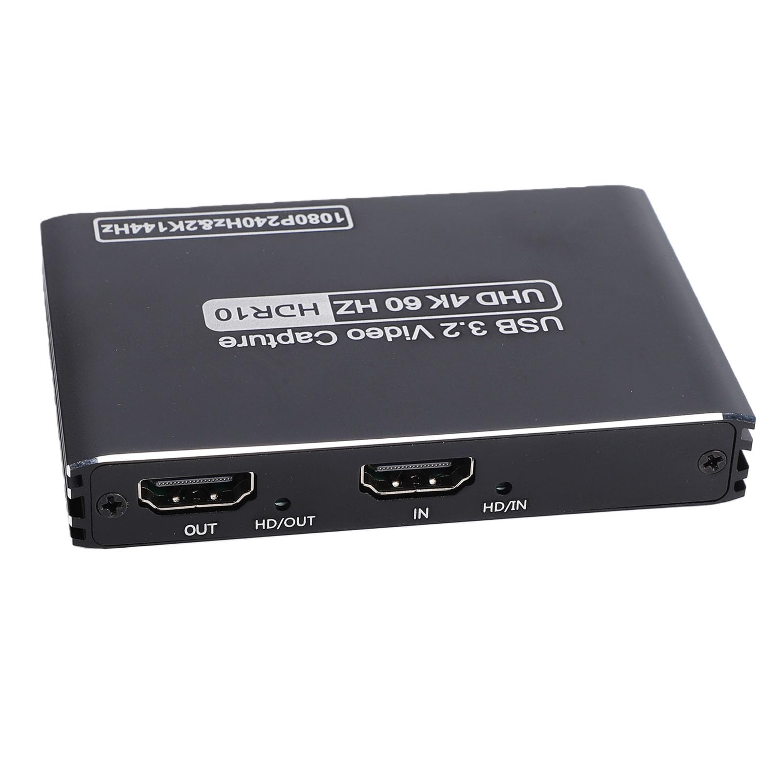 Annadue Tarjeta de Captura de Vídeo 4K 60Hz 2.0 USB 3.2 con Paso HDR VRR y Salida en Bucle para Streaming de Juegos PC OBS VLC