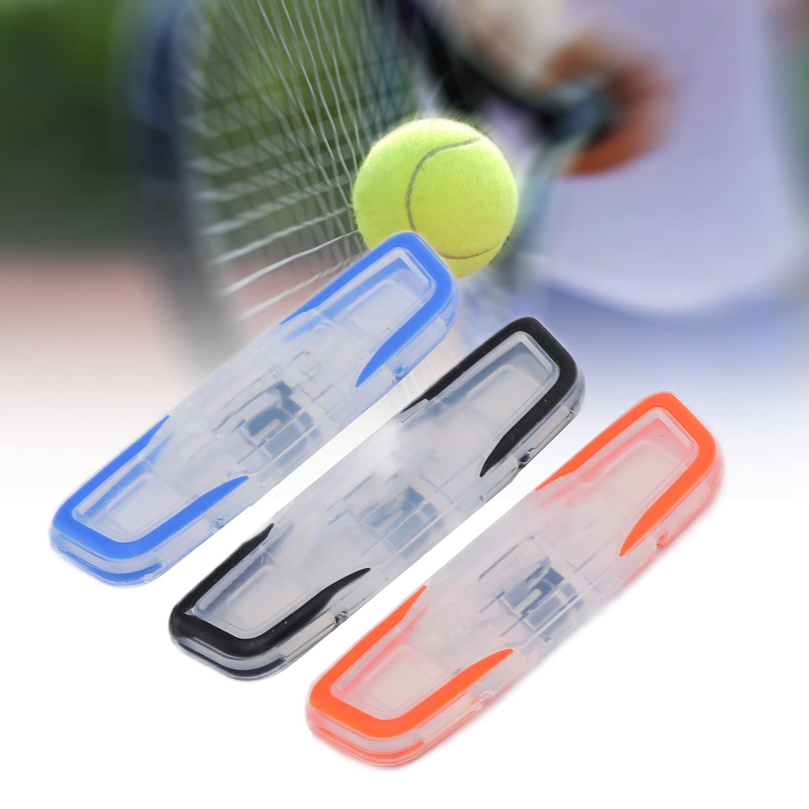 Tennis Racket Damper, 3 Pieces Long Strip Durable Soft Tennis Vibration Damper Tennis Shockproof Damper for Reducing Vibration Tennis Racket Damper, 3 Pieces Long Strip Durable Soft Tennis Vibration Damper Tennis Shockproof Damper for Reducing Vibration