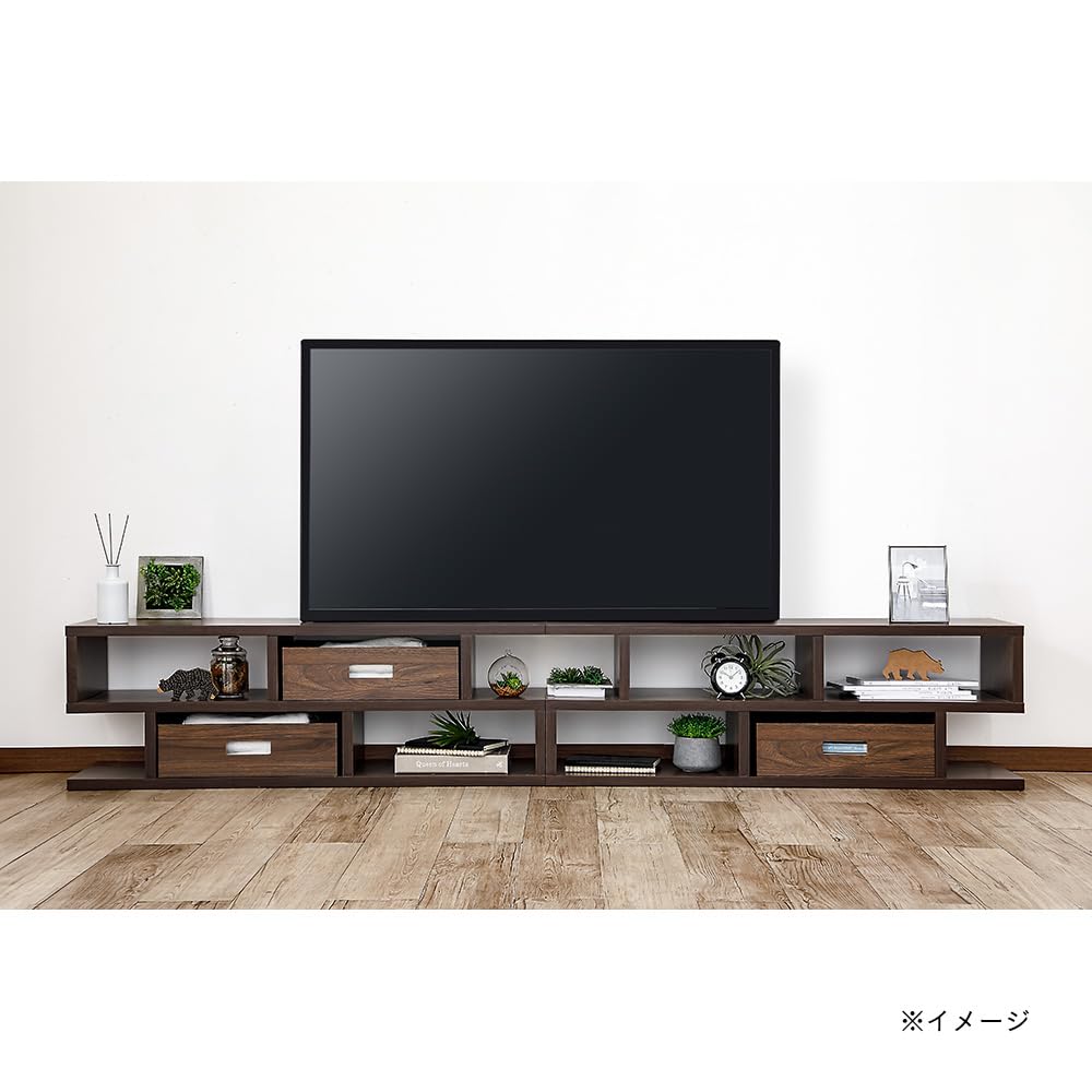 Amazon｜カインズ(CAINZ) 組み合わせできるテレビ台 SH61 ブラウン
