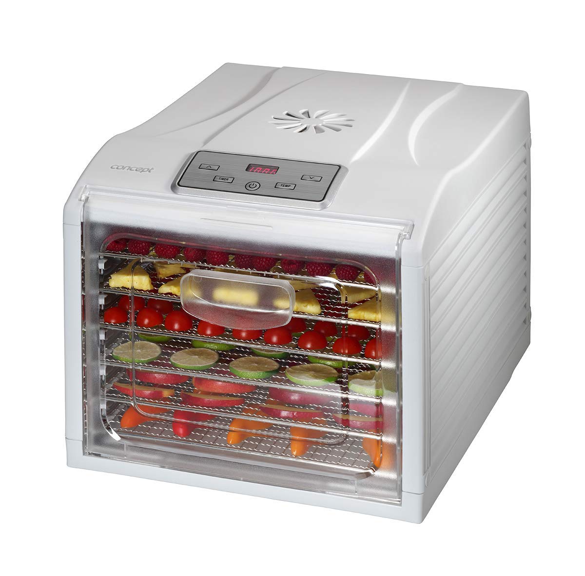 Concept SO1001 Essiccatore Alimentare 240W Controllo Digitale 5 Ripiani TIMER