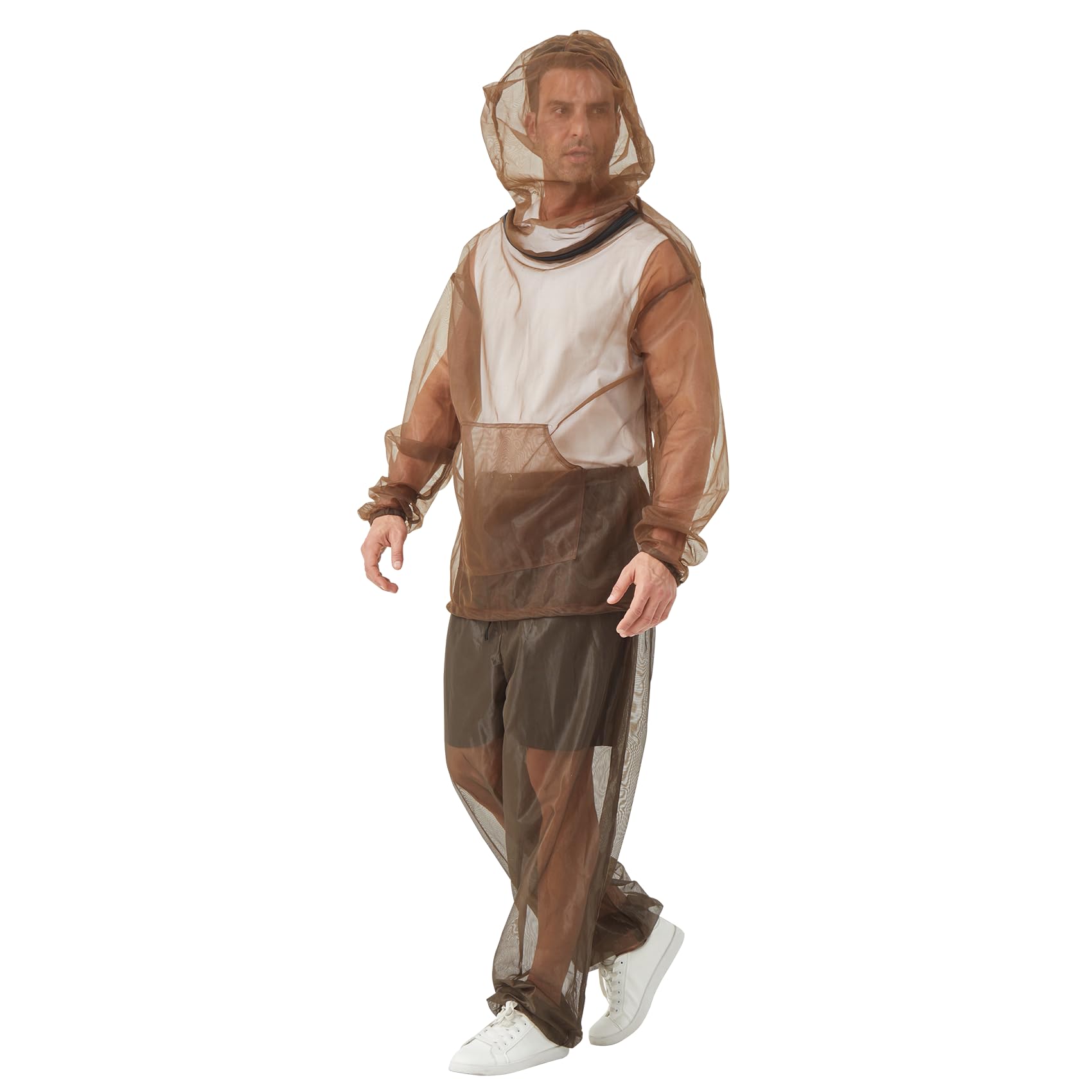 Aventik Mosquito Jacket Mosquito Pants Mosquito Suit No-See-Um Mesh, Super Light, Keep Safe Cool, UV Protection (Mosquito Suit, X-Large-XX-large)
