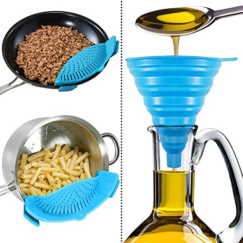 Silicone Snap Filtro con 2 Pieghevoli Imbuti