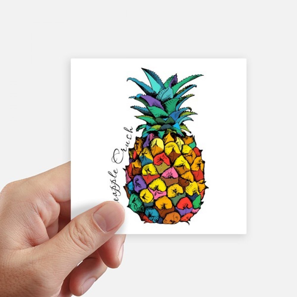 Sticker Ananas Puissante Tropical Fruit pour décorer votre ordinateur valise et moto 10cm