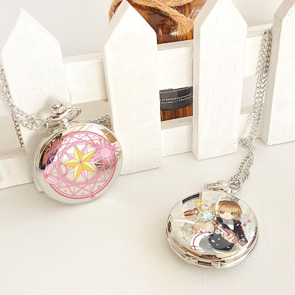 Amazon.co.jp: XINGYUNSHI カードキャプターさくら 木之本桜 懐中時計