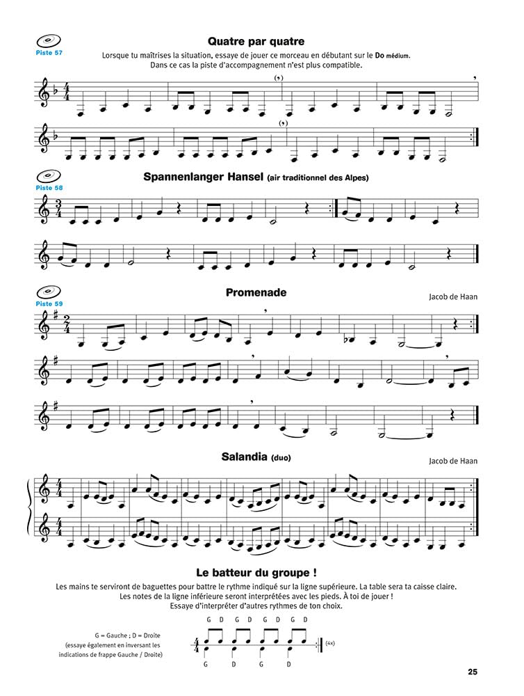 De Haske Écouter, lire et jouer 1 Méthode de Clarinette avec Accès Audio