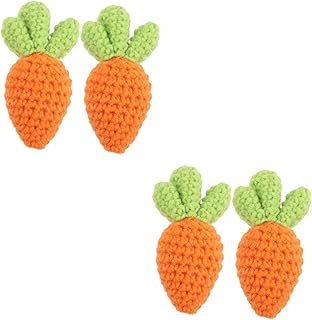 COHEALI 4 Peças Suprimentos Para Artes E Ofícios Chaveiro De Desenho Animado Suprimentos Para Artes E Ofícios Clipes De Cabelo Materiais Para Fazer Roupas Materiais De Costura Decoração