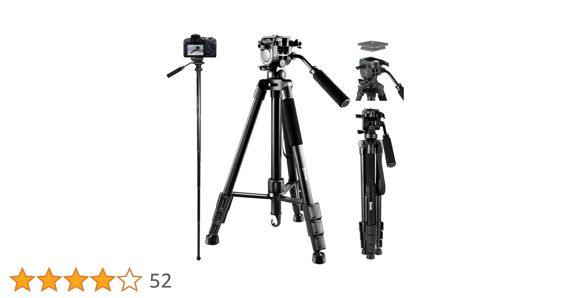 Amazon | Pynhoklm カメラ 三脚 ビデオカメラ 一脚可変式 三脚 Amazon | Pynhoklm カメラ 三脚 ビデオカメラ 一脚可変式 三脚