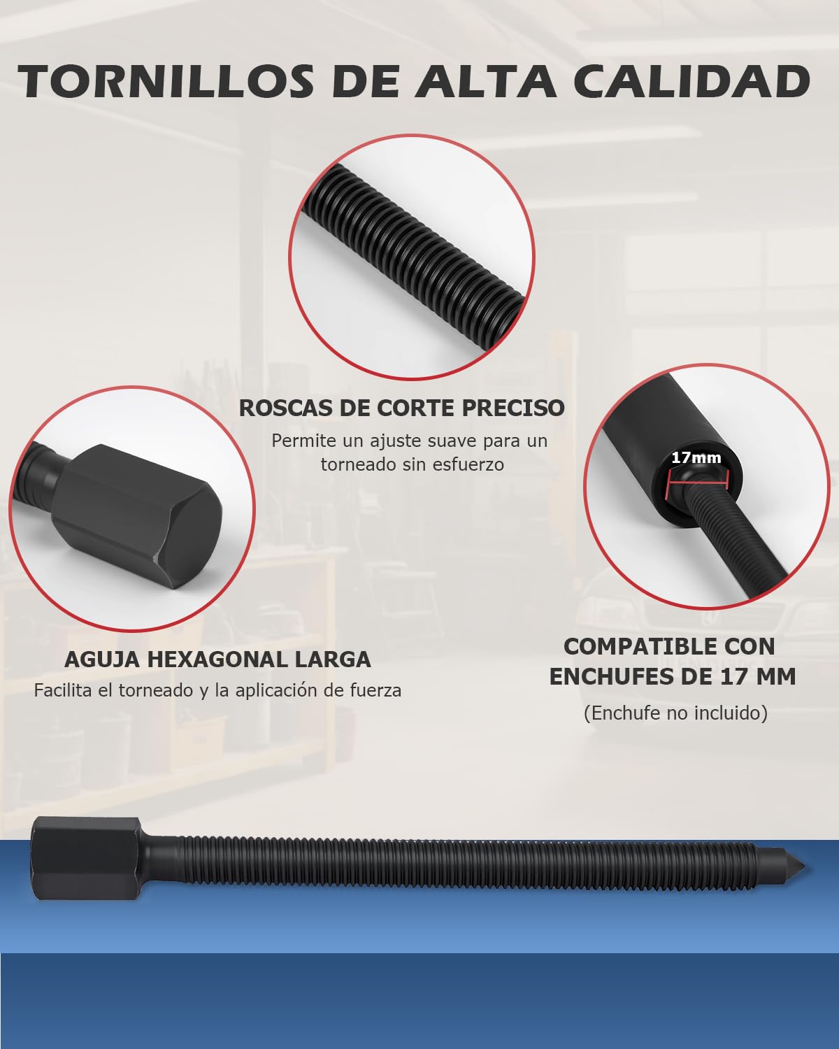 DAYUAN Juego de Separador y Extractor de rodamientos de 5 y 7,6 cm 14 Piezas con Capacidad de 5 toneladas