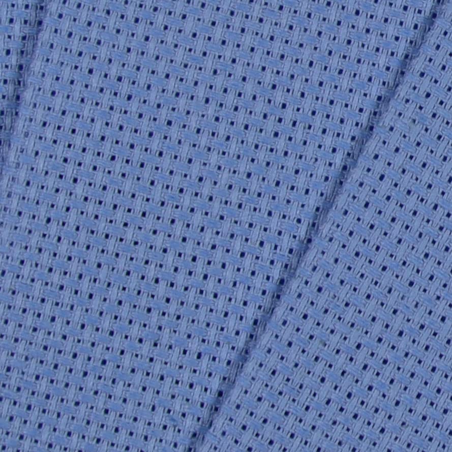 Image of KCS 4 pc of 12 inch x 18 inch 14CT Counted Cotton Aida Cloth Cross Stitch Fabric (Light Blue)