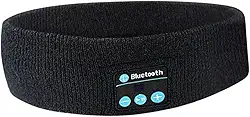 Faixa De Cabeça Com Som Bluetooth Bandana Fone De Ouvido Sem Fio Para Caminhada Dormir Treinar Ioga Viagem Esportes Confortável PREMIUM